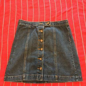 Forever 21 Women's Denim Skirt